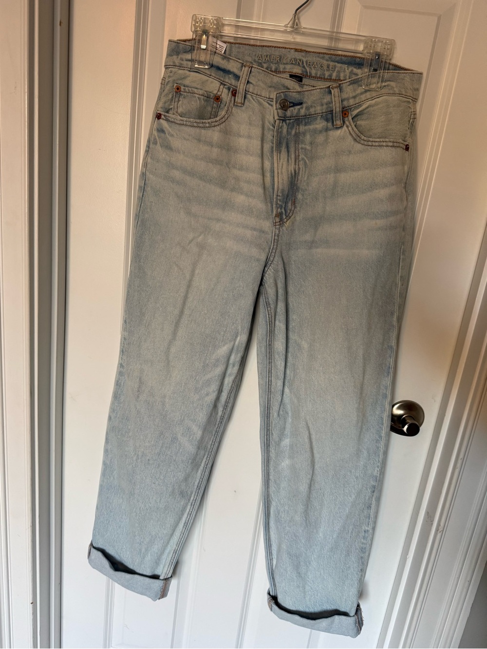 American Eagle Outfitters Light Blue High-Rise Women's Jeans